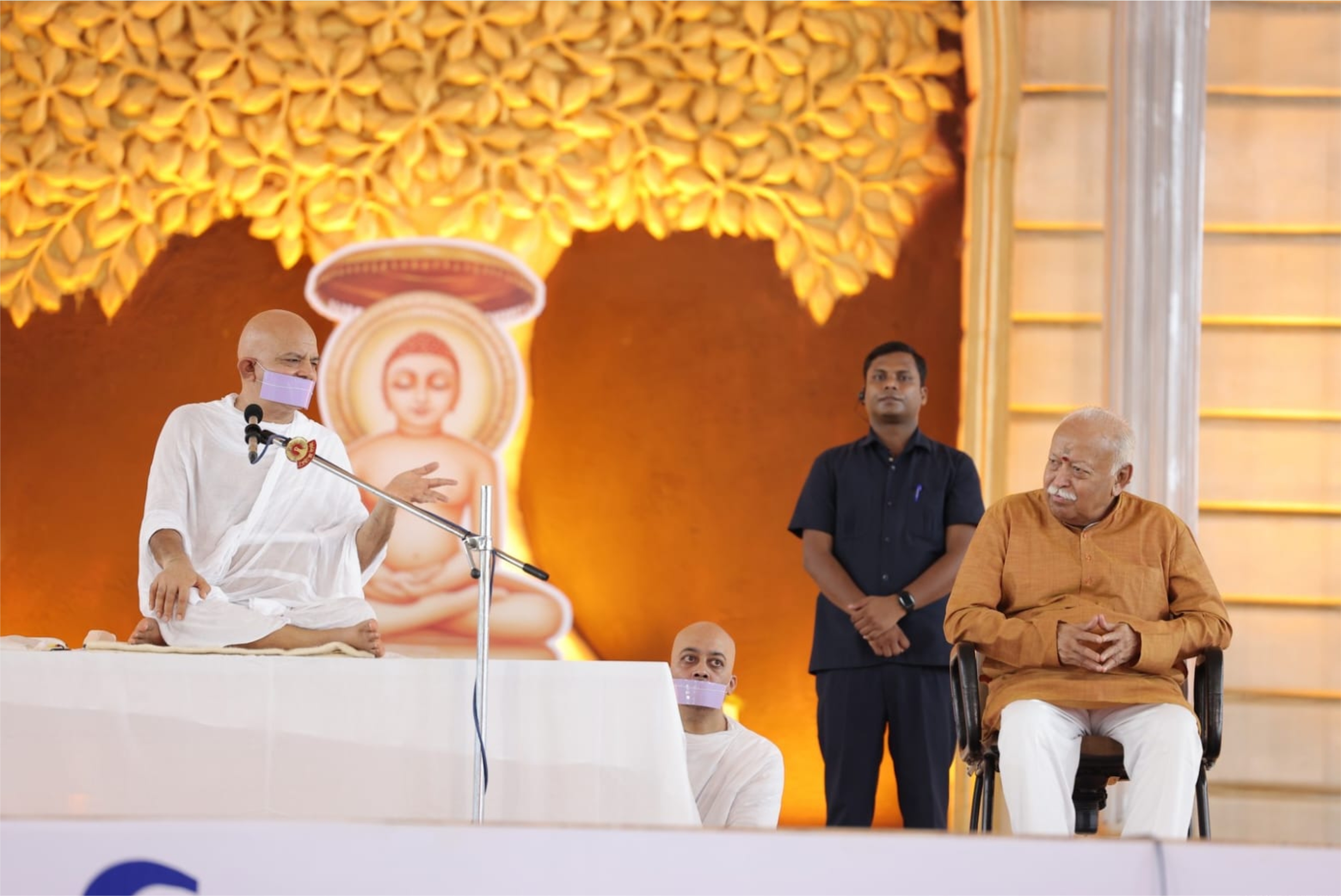 आचार्यश्री महाश्रमणजी जैसे संतों का मिलना देश की जनता का सौभाग्य: मोहन भागवत