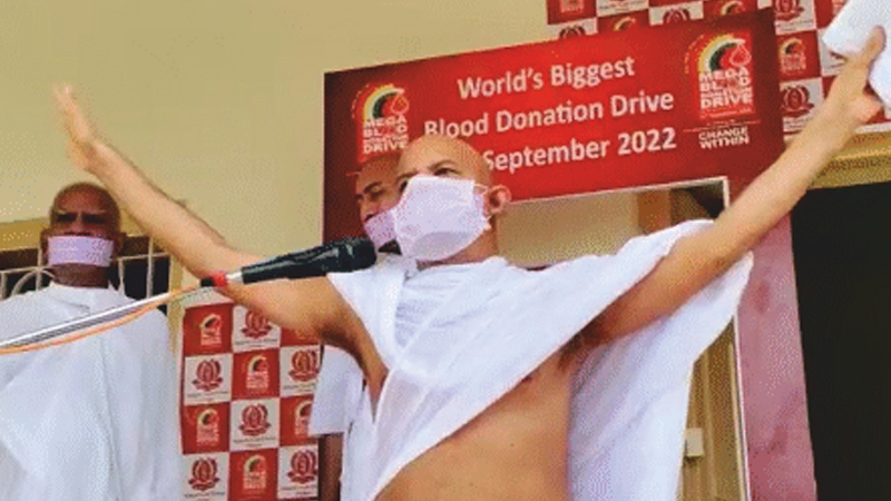 आचार्य प्रवर के मंगल आशीर्वाद से युवा शक्ति में हुआ ऊर्जा का संचरण